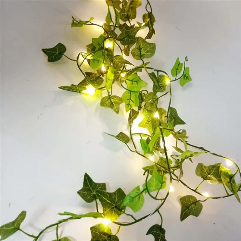 Flower Leaf String Lights Battery Powered 3V