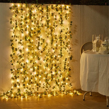 Flower Leaf String Lights Battery Powered 3V