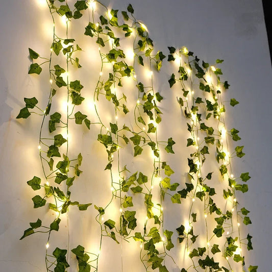 Flower Leaf String Lights Battery Powered 3V