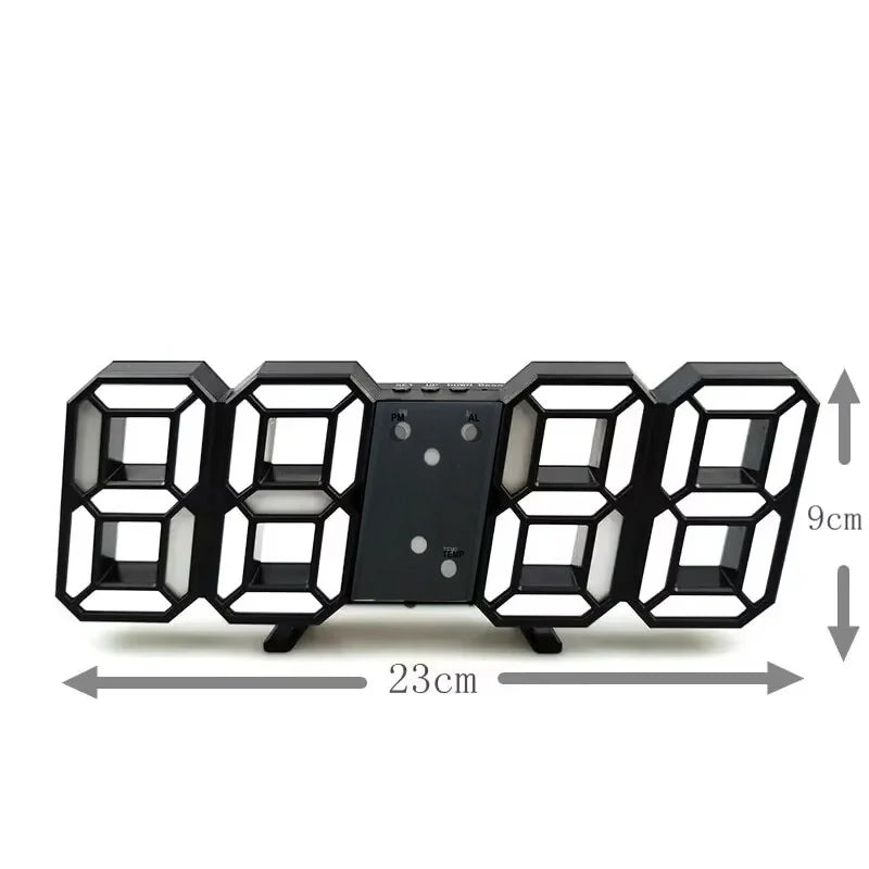 3D LED Digital Clock USB