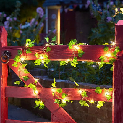 Flower Leaf String Lights Battery Powered 3V